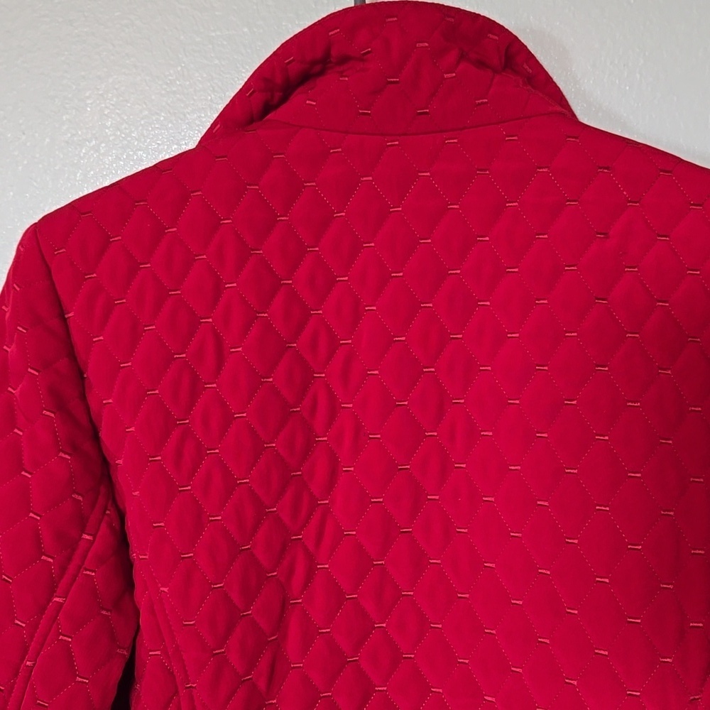 Gallery | Red Quilted Jacket Size Small - Picture 4 of 10